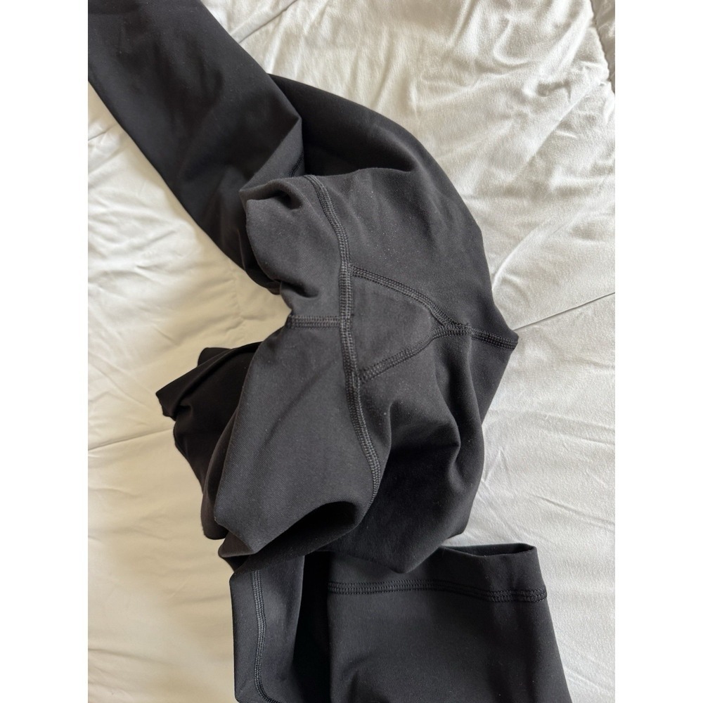 Lululemon Leggings Sz 8 Black Wunder Under Crop Hi-Rise FullOn Luxtreme 21" Luon - Picture 7 of 8